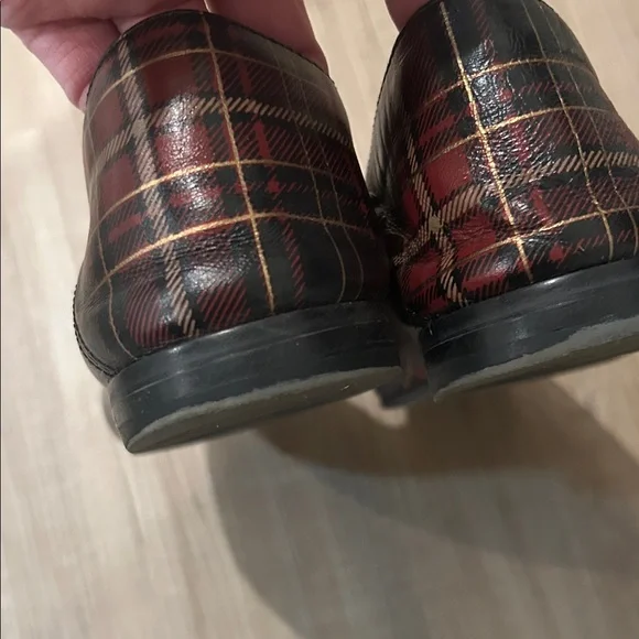 Patricia Nash Red Plaid Loafers - Picture 6 of 6